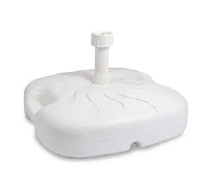 146/32 Base Ombrellone plastica bianca 46x46